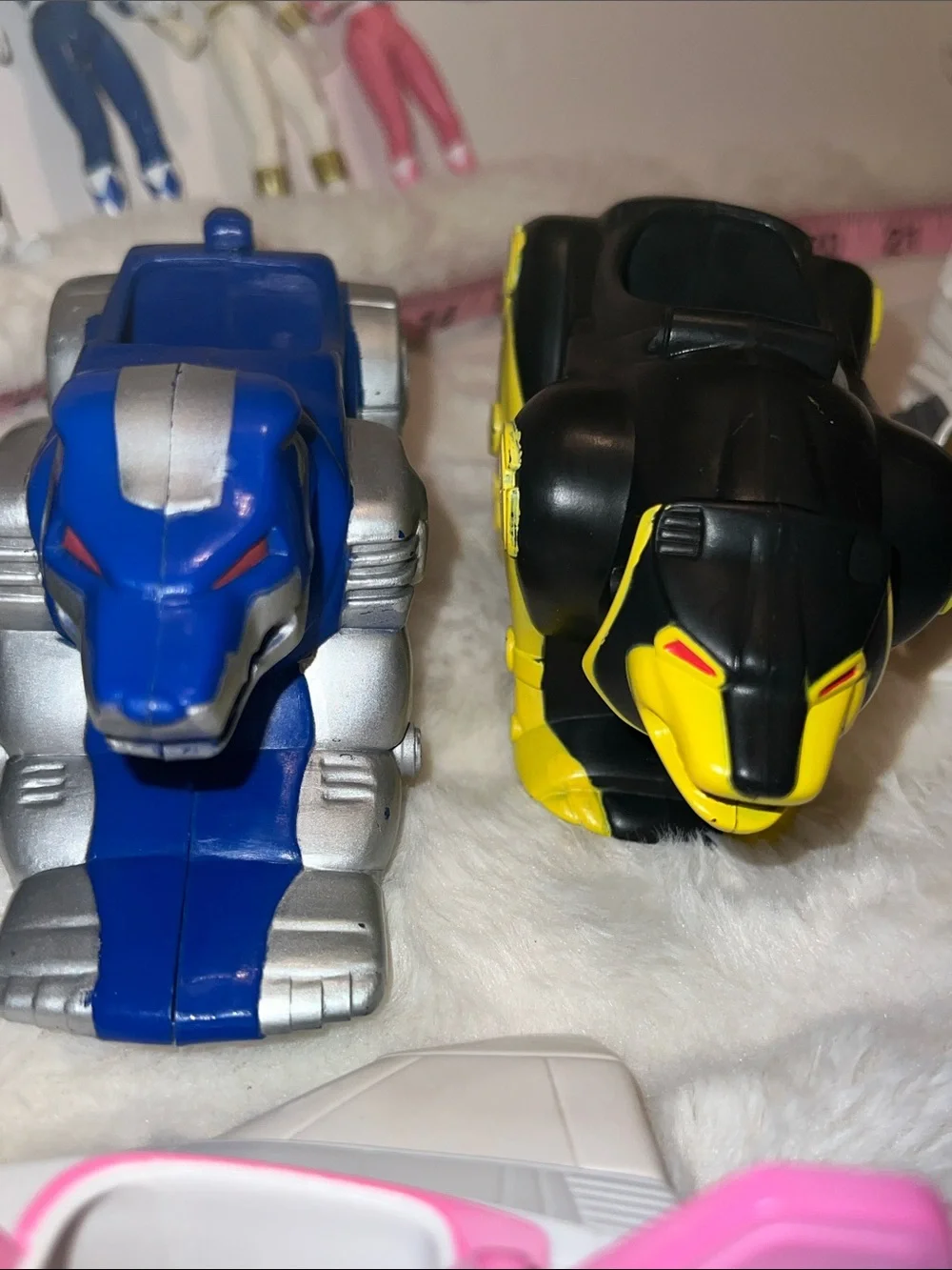 Vintage 1995 McDonald's Power Rangers Movie Complete Set 6 Figures & Zords Lot